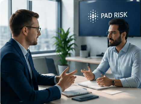 PAD Risk introductory discussion with infrastructure client