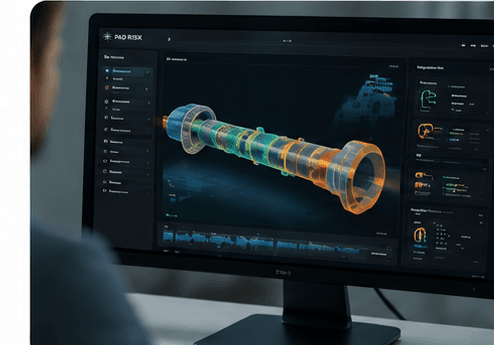 Digital asset model and degradation analytics dashboard